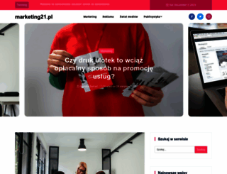 marketing21.pl screenshot