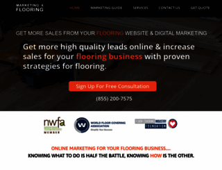 marketing4flooring.com screenshot