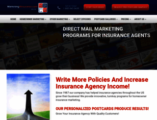 marketing4insurance.com screenshot