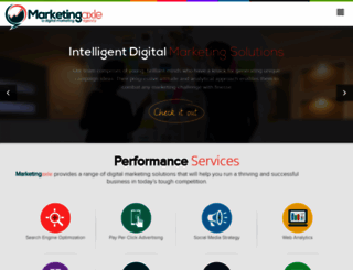 marketingaxle.com screenshot