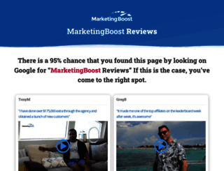 marketingboost.reviews screenshot