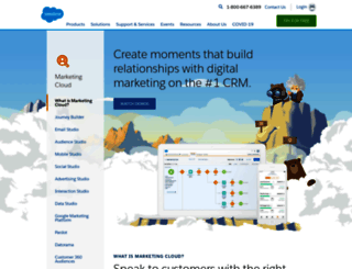 marketingcloud.com screenshot
