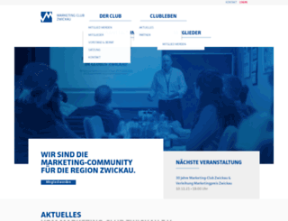 marketingclub-zwickau.de screenshot