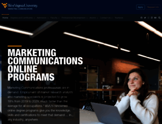 marketingcommunications.wvu.edu screenshot