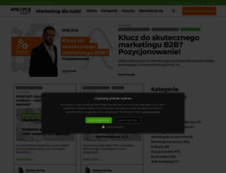 marketingdlaludzi.pl screenshot