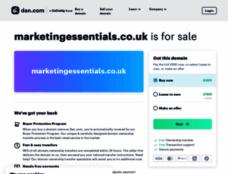 marketingessentials.co.uk screenshot