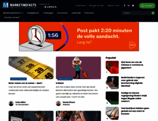 marketingfacts.nl screenshot