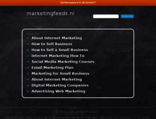 marketingfeeds.nl screenshot
