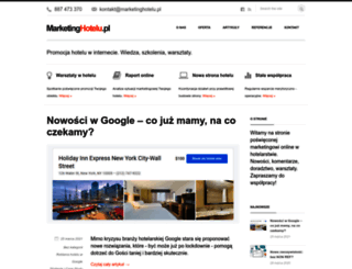 marketinghotelu.pl screenshot