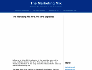 marketingmix.co.uk screenshot
