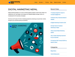 marketingnepal.com screenshot