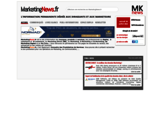 marketingnews.fr screenshot