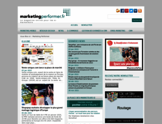 marketingperformer.fr screenshot