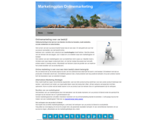 marketingplan-onlinemarketing.nl screenshot