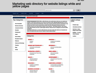 marketingwebdirectory.com screenshot