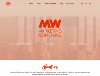 marketingwomeninc.com.au screenshot