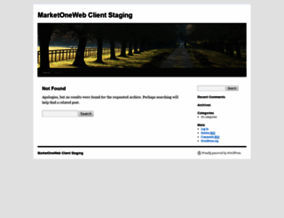 marketonewebstaging.com screenshot