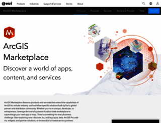marketplace.arcgis.com screenshot