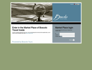 marketplace.boscolotours.com screenshot