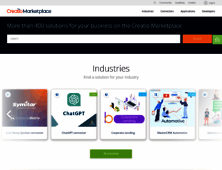 marketplace.creatio.com screenshot