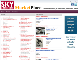 marketplace.skyandtelescope.com screenshot