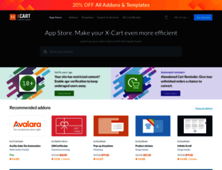 marketplace.x-cart.com screenshot
