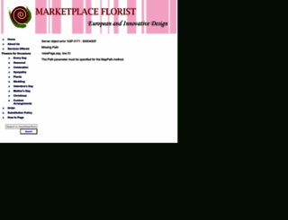 marketplaceflorist.com screenshot