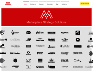 marketplacestrategysolutions.com.au screenshot