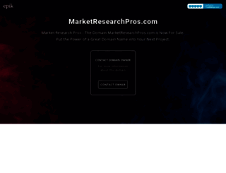 marketresearchpros.com screenshot