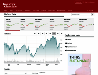 markets.investorschronicle.co.uk screenshot