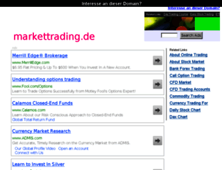 markettrading.de screenshot