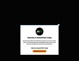 marketwatch.com screenshot