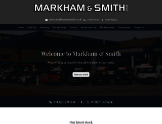 markhamandsmith.co.uk screenshot