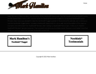 markhamilton-neothink-tvp.com screenshot
