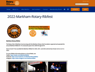 markhamribfest.com screenshot