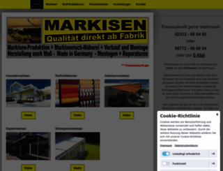 markisenfabrik.com screenshot