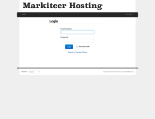 markiteer-hosting.com screenshot