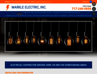 markleelectric.com screenshot