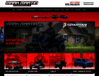 markmartinpowersports.com screenshot