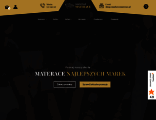 markowe-materace.pl screenshot