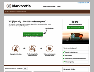 markproffs.se screenshot