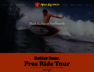 markrichardssurfboards.com screenshot