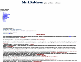 markrobinsonguitar.com screenshot