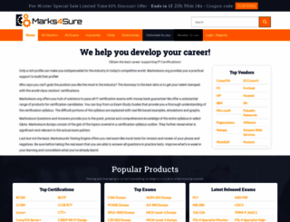 marks4sure.org screenshot