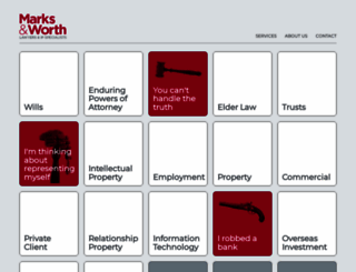 marksandworth.nz screenshot