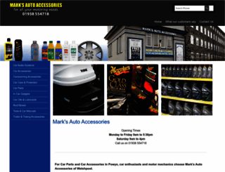 marksautoaccessories.co.uk screenshot