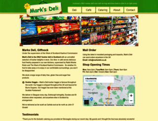 marksdeli.co.uk screenshot