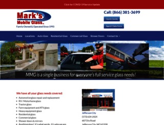marksmobileglass.com screenshot