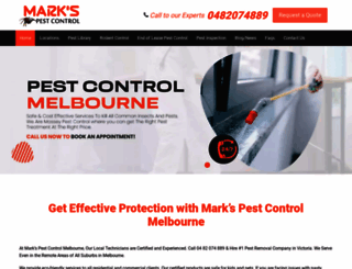 markspestcontrol.com.au screenshot