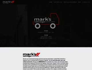 markssalvage.com screenshot